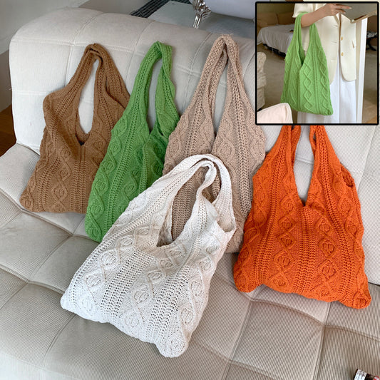 Sac femme en maille disponible en plusieurs couleurs