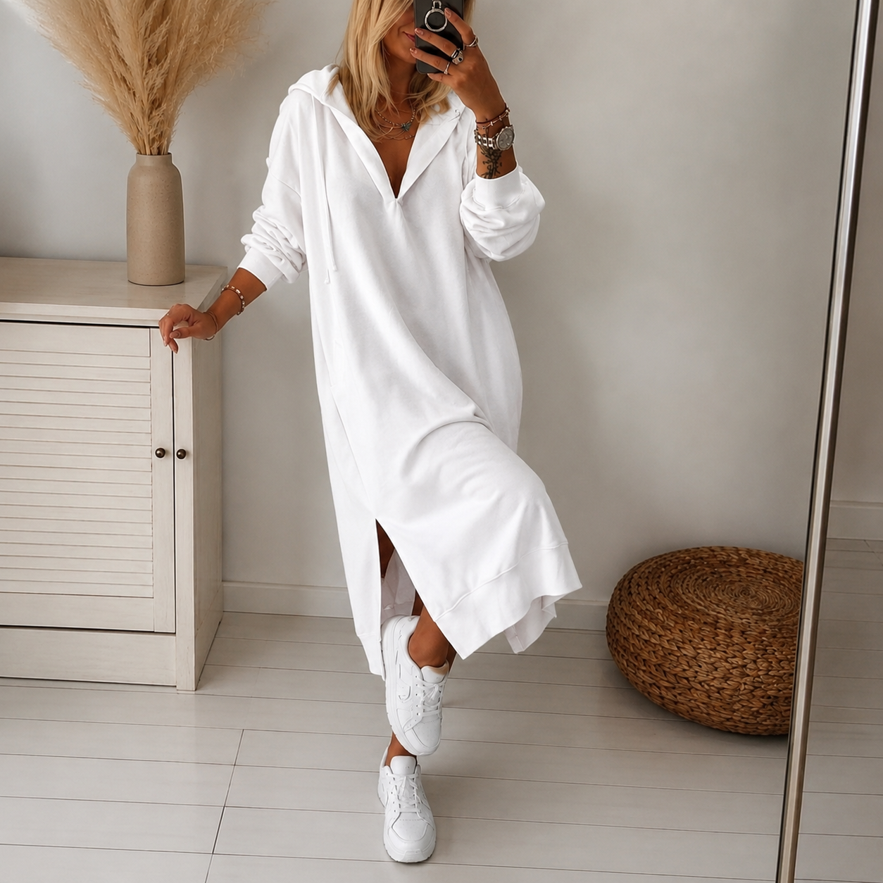 Robe Longue Femme – Style Élégant Minimaliste