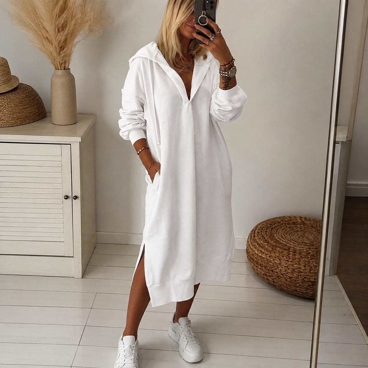 Robe Longue Femme – Style Élégant Minimaliste