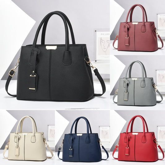 Sac à main femme noir grande capacité