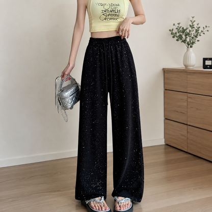 Pantalon Large Femme – Taille Haute & Style Décontracté