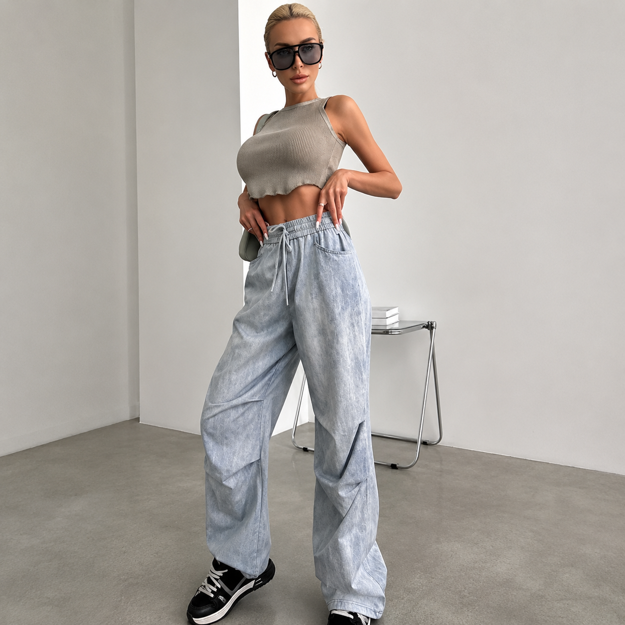 Pantalon Large Femme – Style Casual