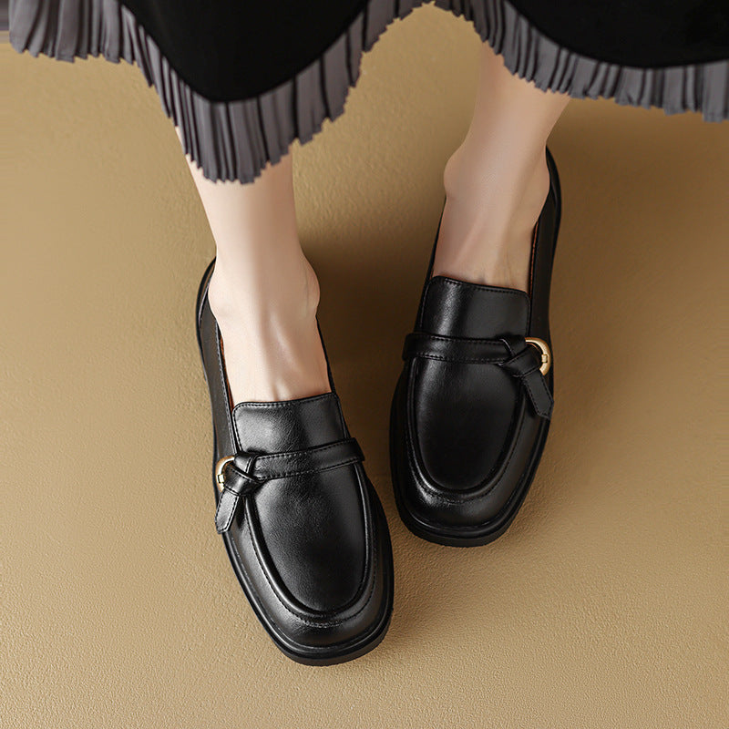 Chaussures Femme Chic & Confort – Petit Talon, Bout Rond