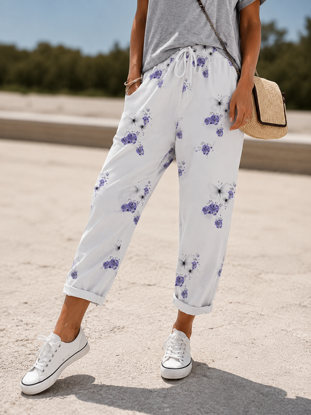 Pantalon Femme Coton-Lin – Confort & Légèreté