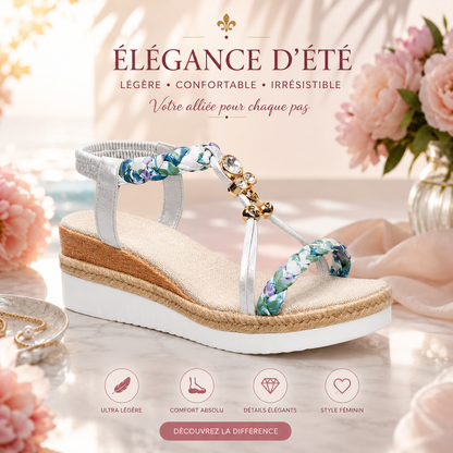 Sandales perles chic